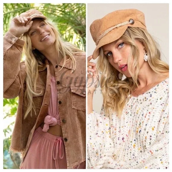 POL Newsboy Must Have Corduroy Hat - Picture 9 of 12